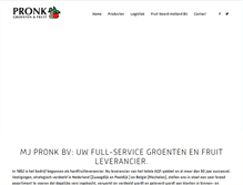 Tablet Screenshot of mjpronk.nl